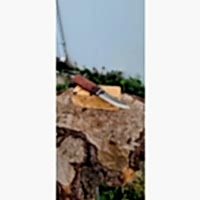 Ozul Knives-14 Bubinga Puukko N690 Scandi 